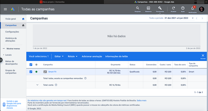 Meu projeto do curso: Google Ads e Facebook Ads do zero 3
