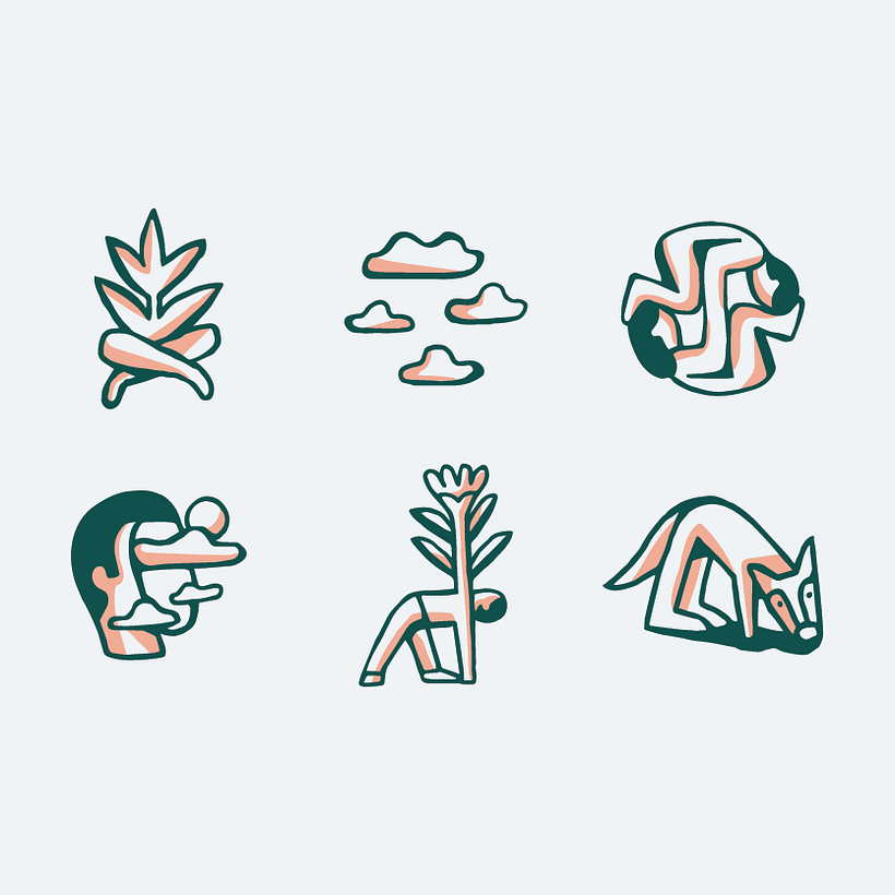 Sistema de ilustración de marca