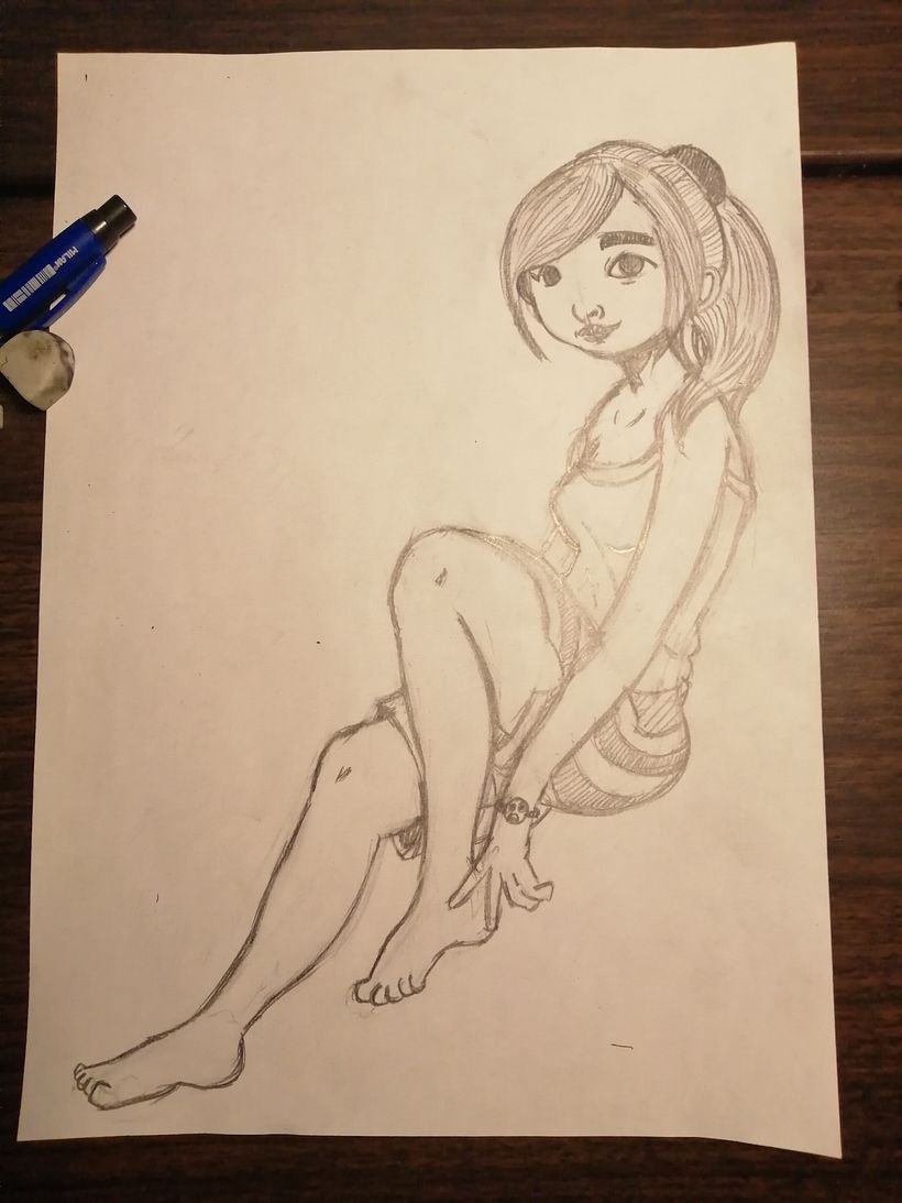 Tengo que bautizarla con un nombre y apellido. Esta muchacha no puede ir así por el mundo
