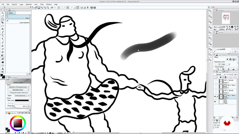Clip Studio Paint is a great tool for creating your own comics.