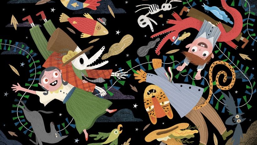 Work by Luis San Vicente from his course "Children's Illustration for Posters."