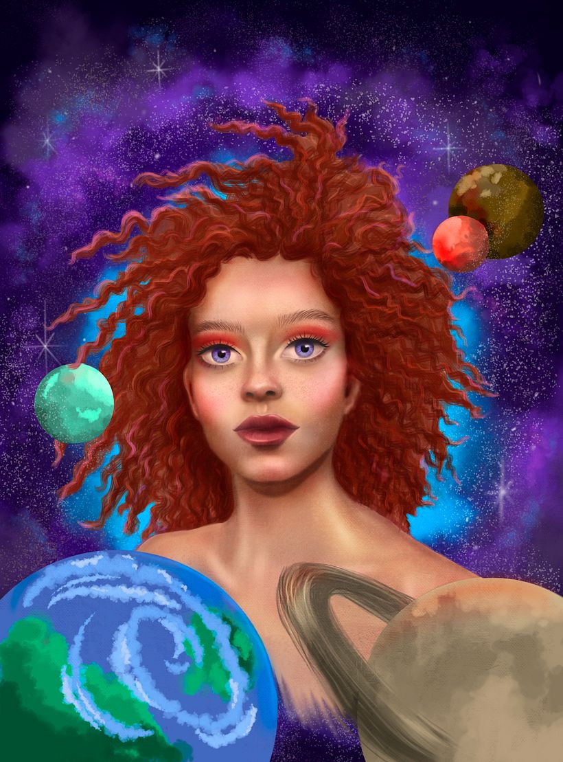 My project in Digital Fantasy Portraits with Photoshop course 2