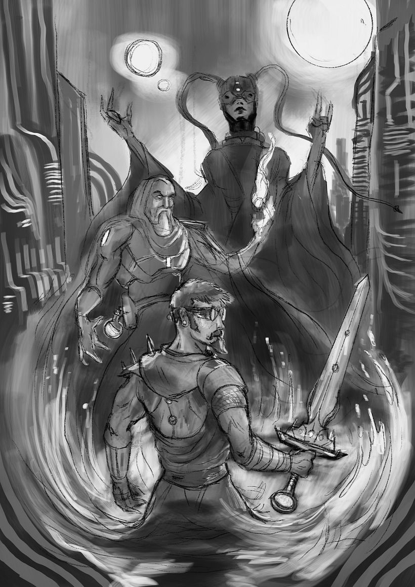Sketch da Composição escolhida