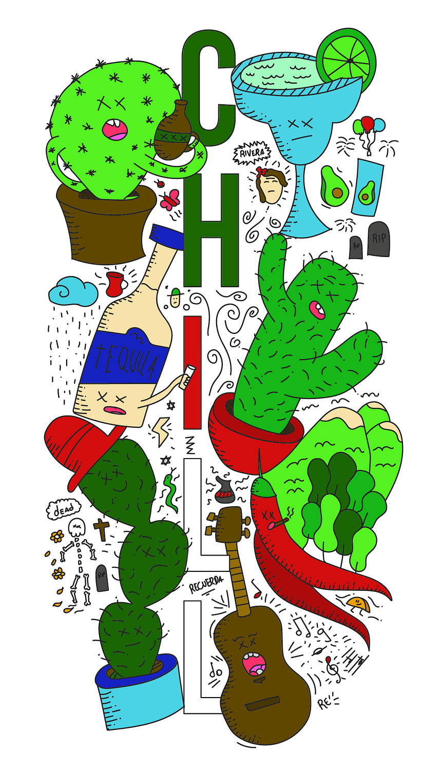Mi Proyecto del curso: Ilustración vectorial con estilo doodle 4