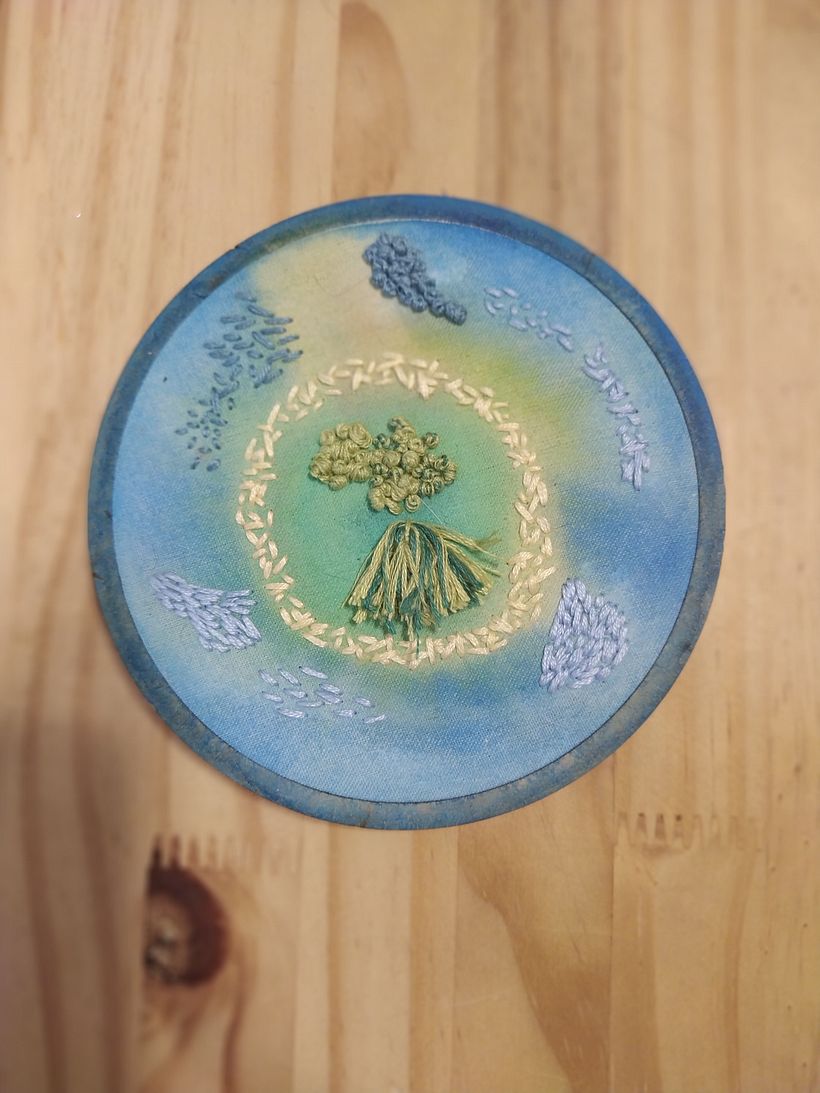 Meu projeto do curso: Técnicas básicas de bordado e aquarela 2
