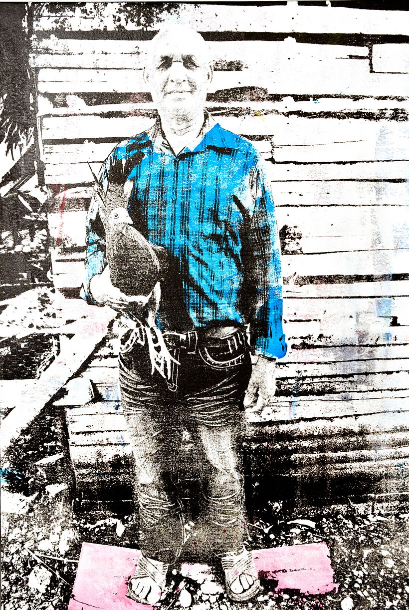 Screen Printed on Canvas