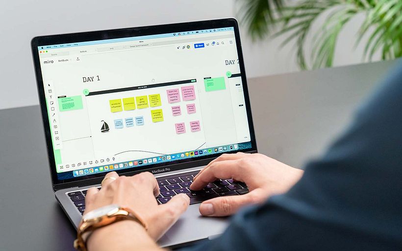 The sprint is split into timed tasks to ensure a consistent workflow.