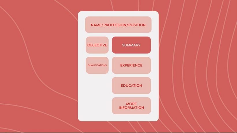 Example of a well-structured resume.