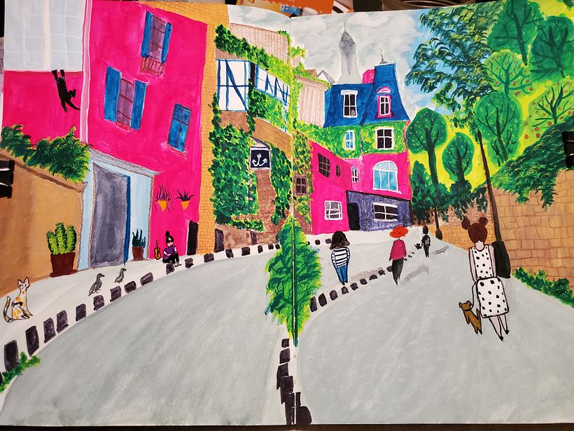 My project in Pictorial Sketchbook with Gouache course 4