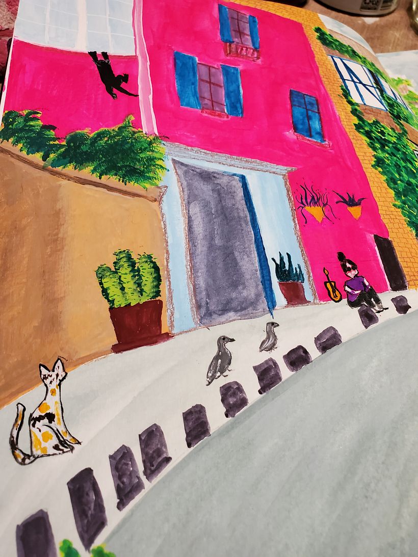My project in Pictorial Sketchbook with Gouache course 5