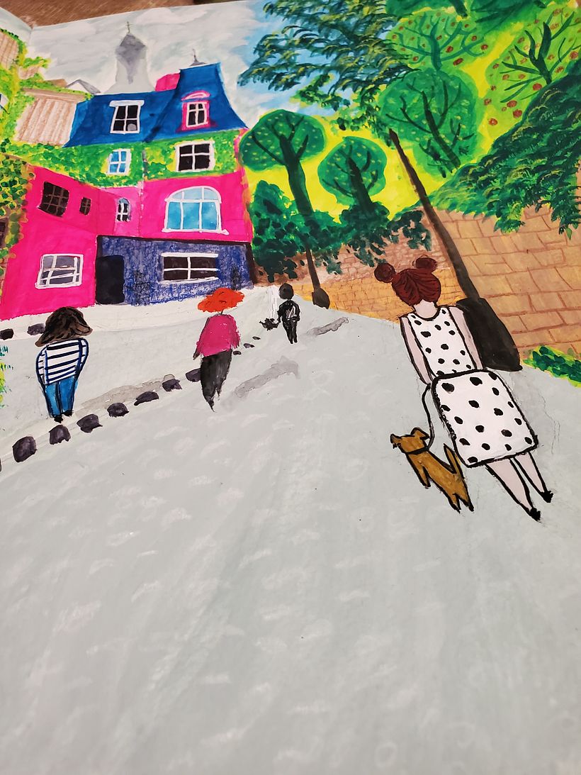 My project in Pictorial Sketchbook with Gouache course 6