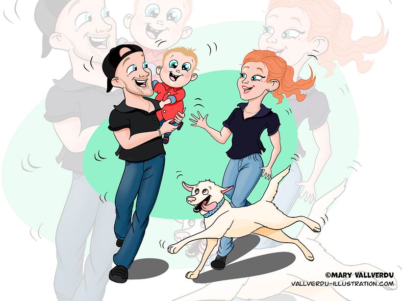 Mi Proyecto del curso: Creación de personajes femeninos estilo cartoon con Procreate 1