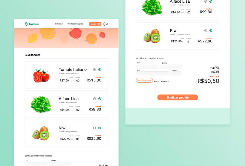 Meu projeto do curso: Introdução ao UI design 6