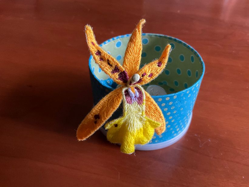 First blossom completed