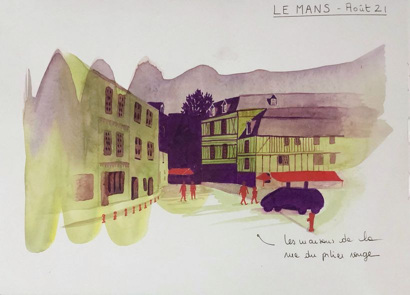 J’ai enfin réalisé et annoté mon dessin