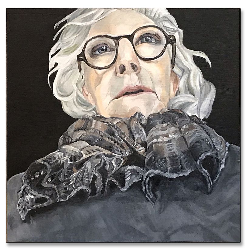 Final Painting Oil on Wood Panel 30 cm x 30cm
