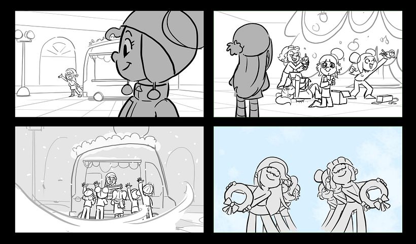 Storyboard - Strawberry Shortcake Shorts - Ilustrație tradițională
