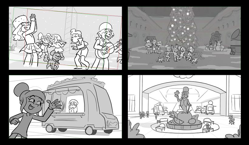Storyboard - Strawberry Shortcake Shorts - Ilustrație tradițională