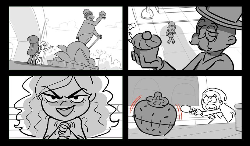 Storyboard - Strawberry Shortcake Shorts - Ilustrație tradițională