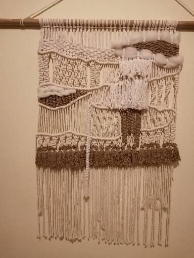 Mi Proyecto del curso: Introducción al macramé: creación de un tapiz decorativo 4