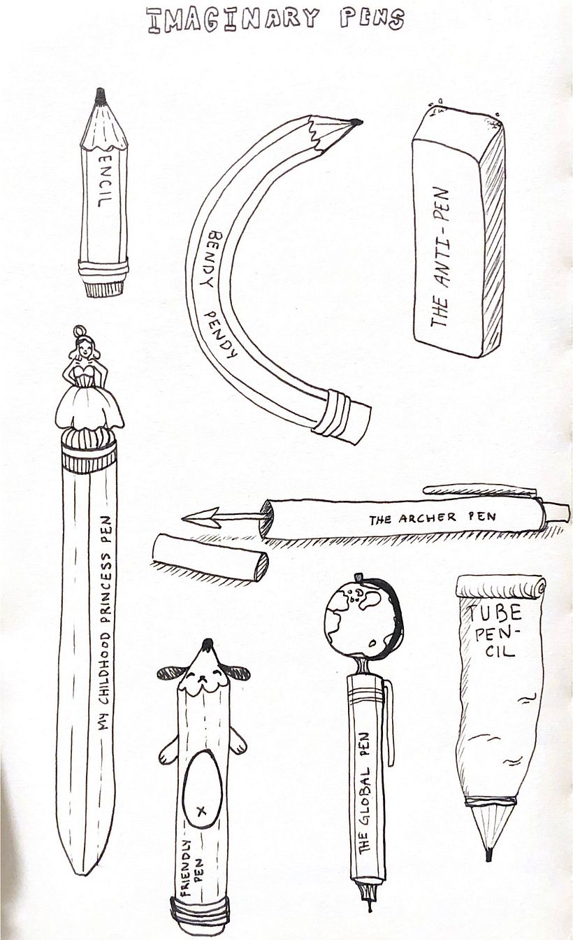 My project in The Art of Sketching: Transform Your Doodles into Art course 2