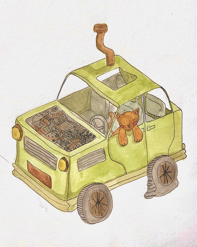 My project in The Art of Sketching: Transform Your Doodles into Art course 3