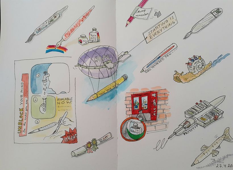 "Meine idealen Stifte"