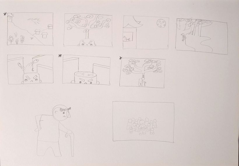 Thumbnail sketches