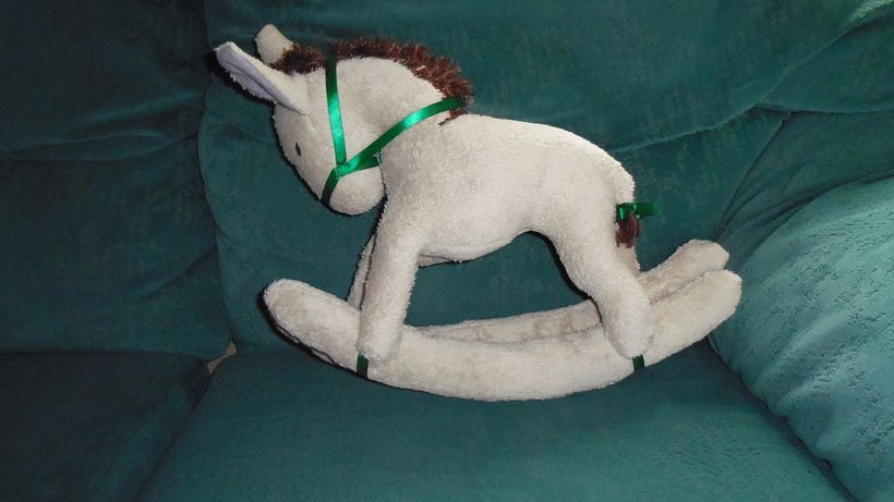 I love making soft toys. Here's the hero of my story.