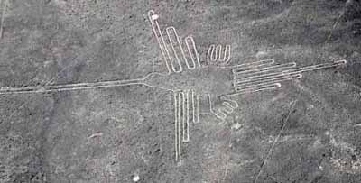 The Nazca hummingbird, combining my love of nature, art and myth.