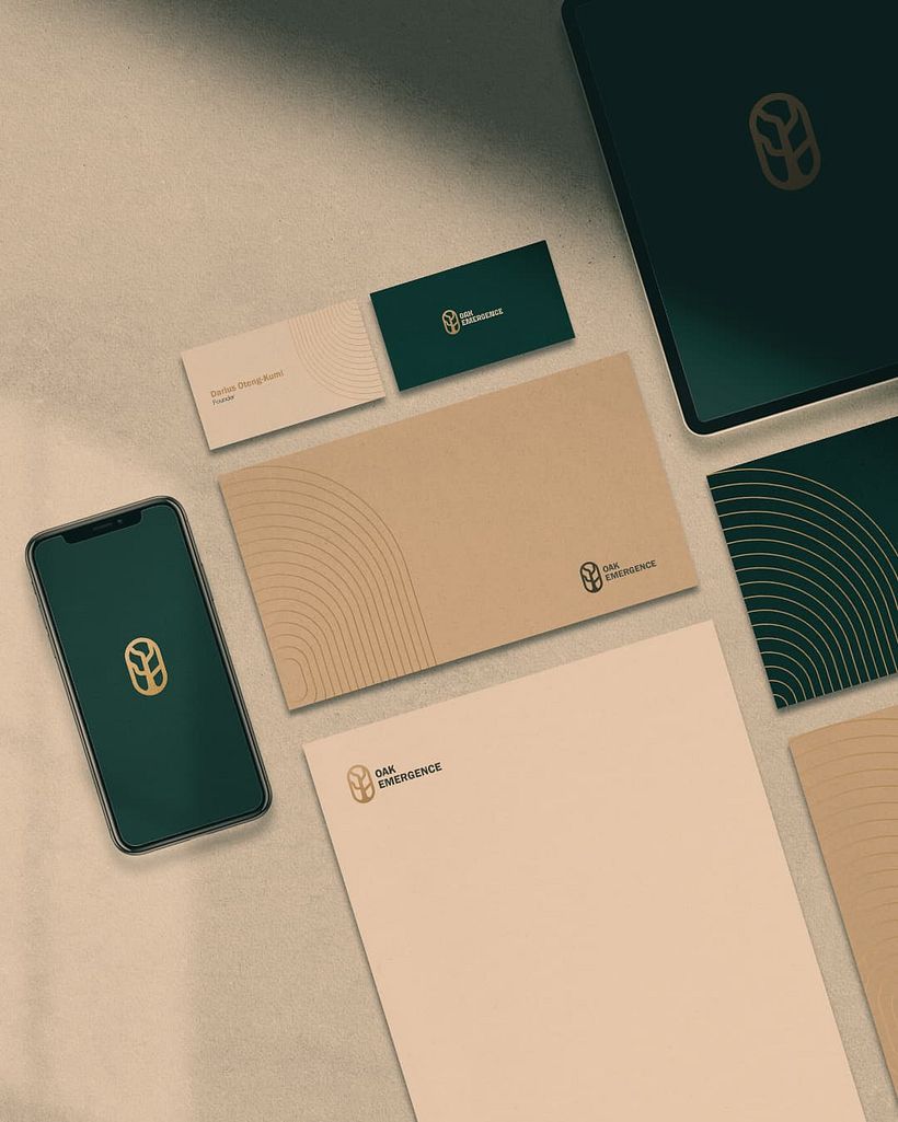 Brand Identity Design for Oak Emergence 7