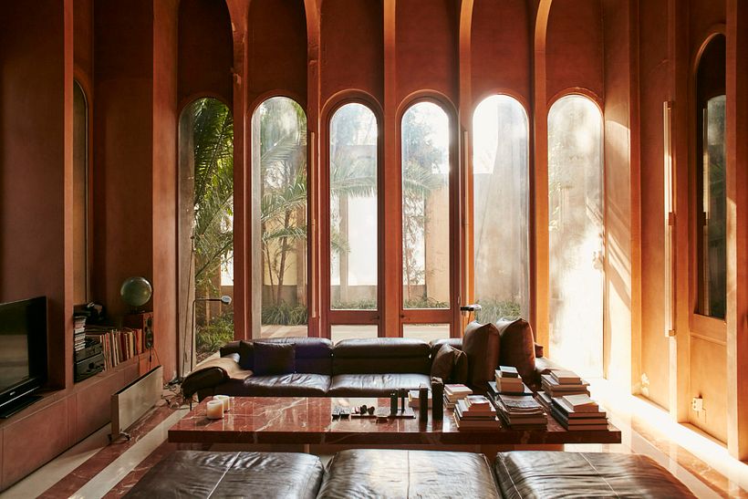 A photograph of La Fábrica's residence. Photo credit: ricardobofill.com.