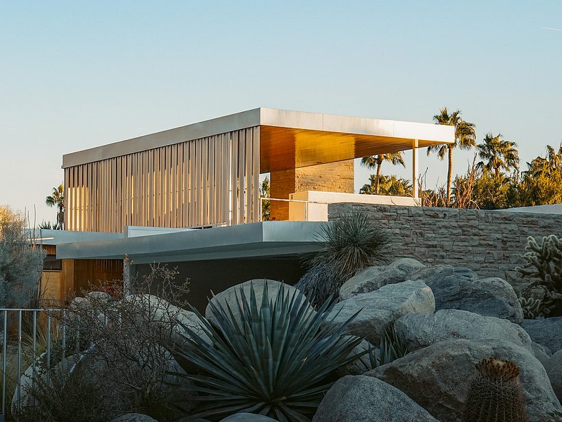 Kaufmann Desert House, designed by Richard Neutra. Photograph: Finn via Unsplash.com