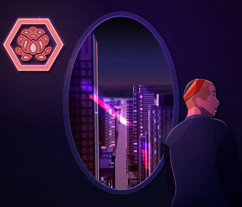 My project in Vector illustration with Lighting Effects course 1