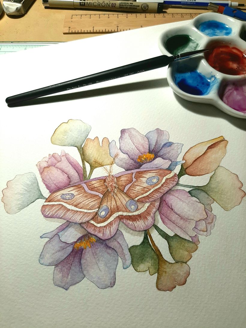 Mi Proyecto del curso: Dibujo y composición naturalista en acuarela 2