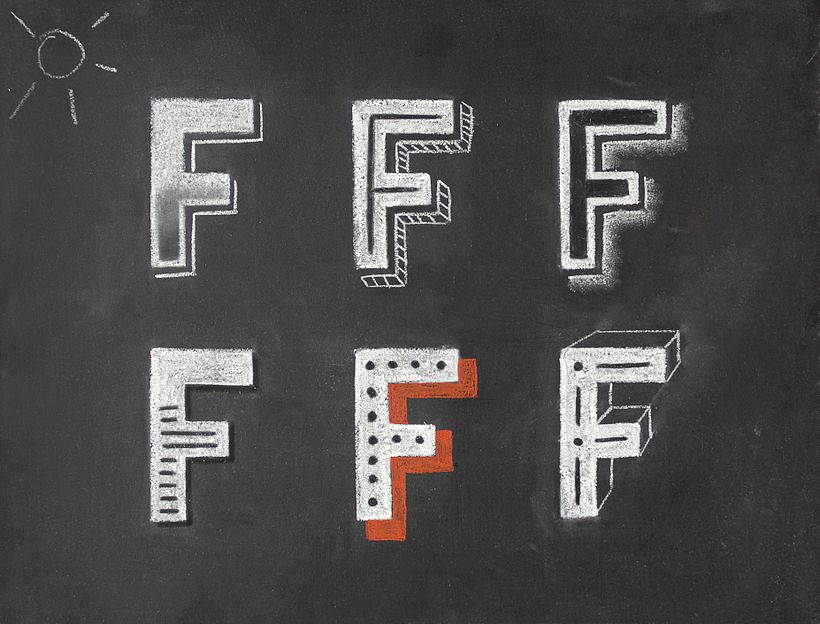 Mientras más pequeñas sean nuestras letras, más difícil será incorporar acabados complejos.