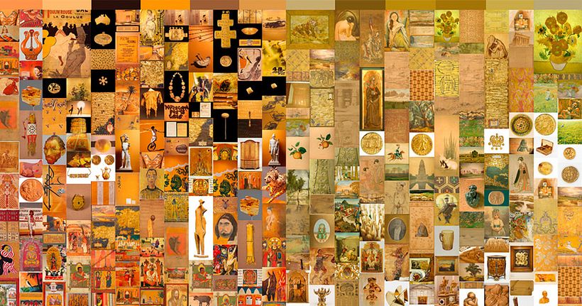In Google Arts & Culture kannst du dein nächstes Lieblingswerk finden, indem du eine Farbe auswählst.
