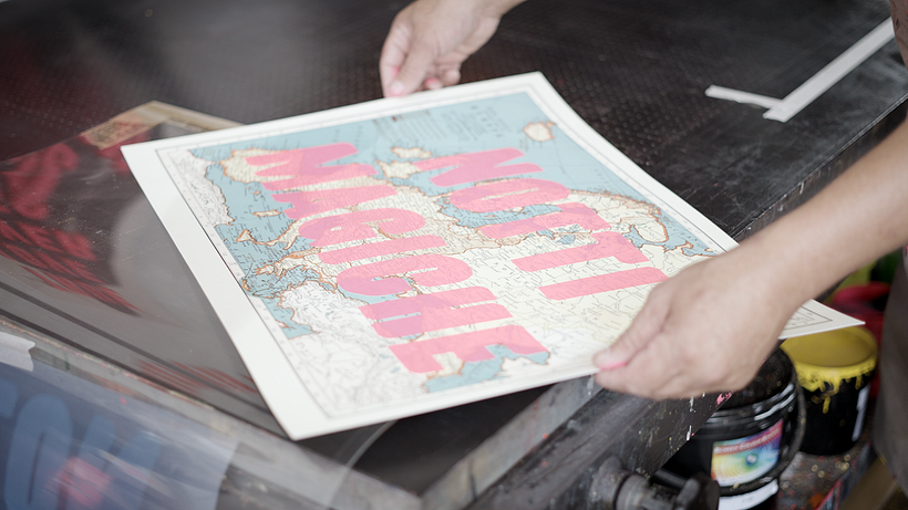 Dave Screen Prints a new to celebrate Italy's World Cup Football win in 2021. 