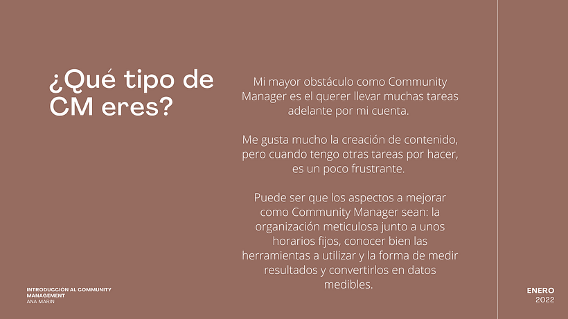 Mi Proyecto del curso: Introducción al community management 10