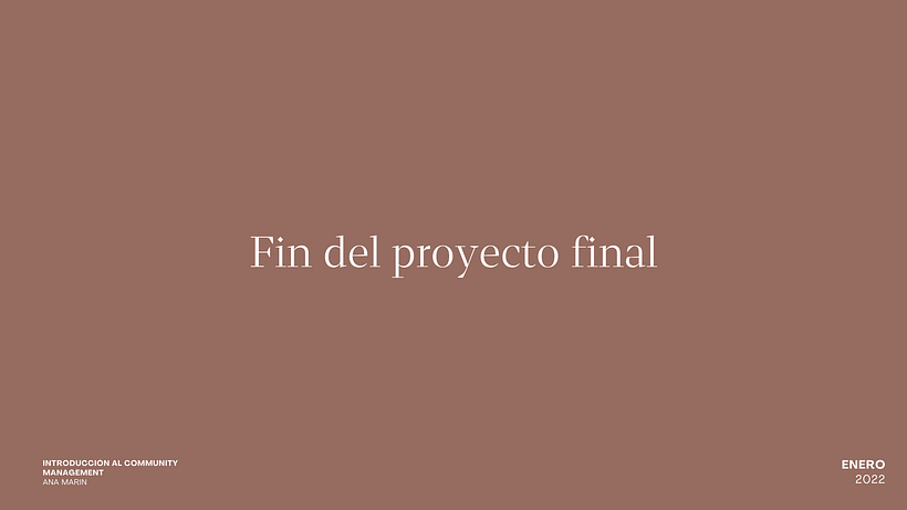 Mi Proyecto del curso: Introducción al community management 21