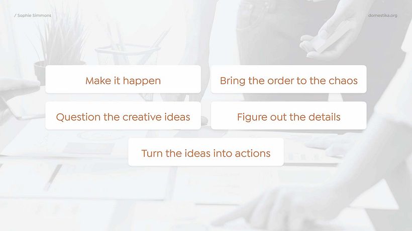 The basics of a project management role.