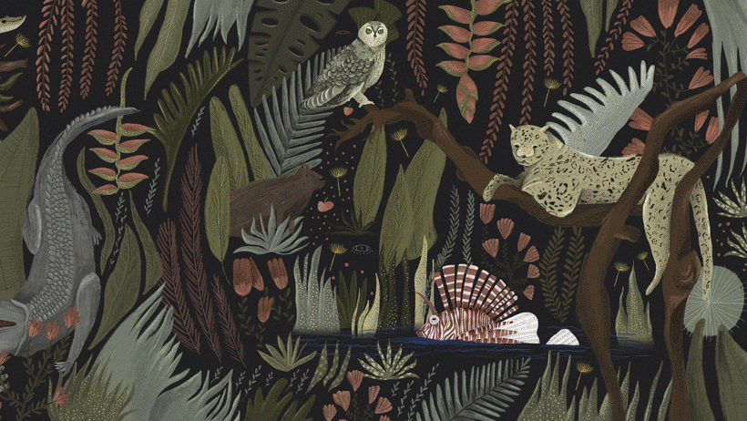 Proyectos de ilustración por Daniela Ilustra en el curso "Historias ilustradas con Procreate: explora texturas y pinceles".