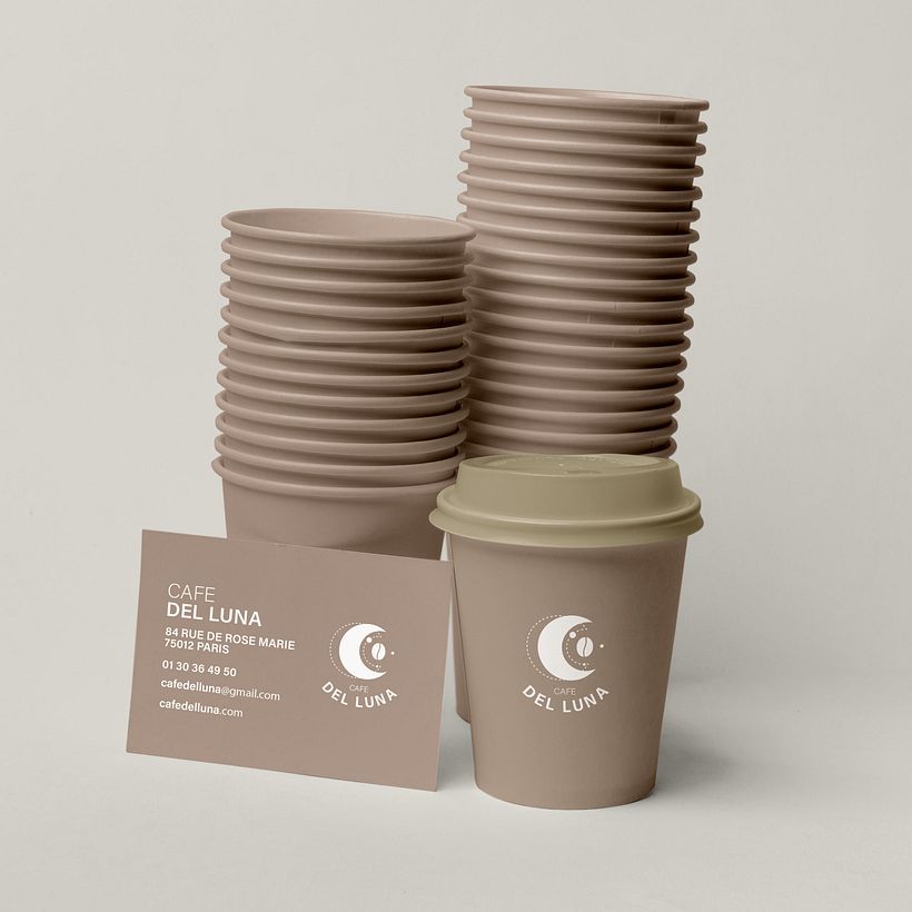 Logotype : Cafe del luna 3