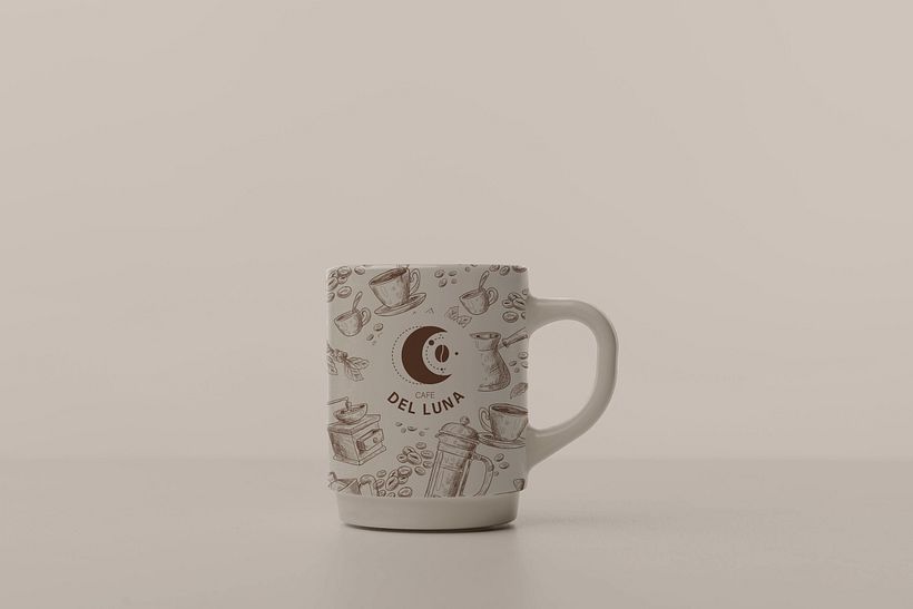 Logotype : Cafe del luna 5