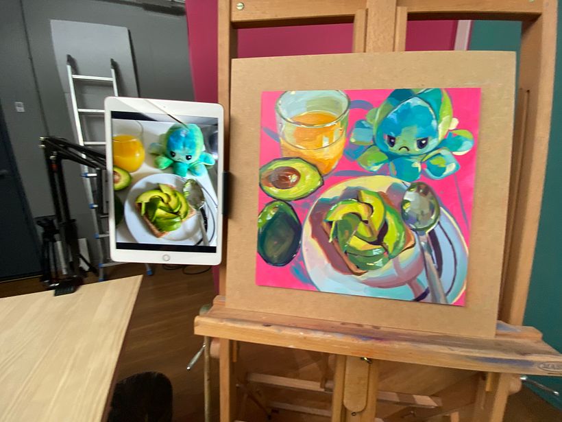 Pintando los objetos neutros / Painting the neutral objects