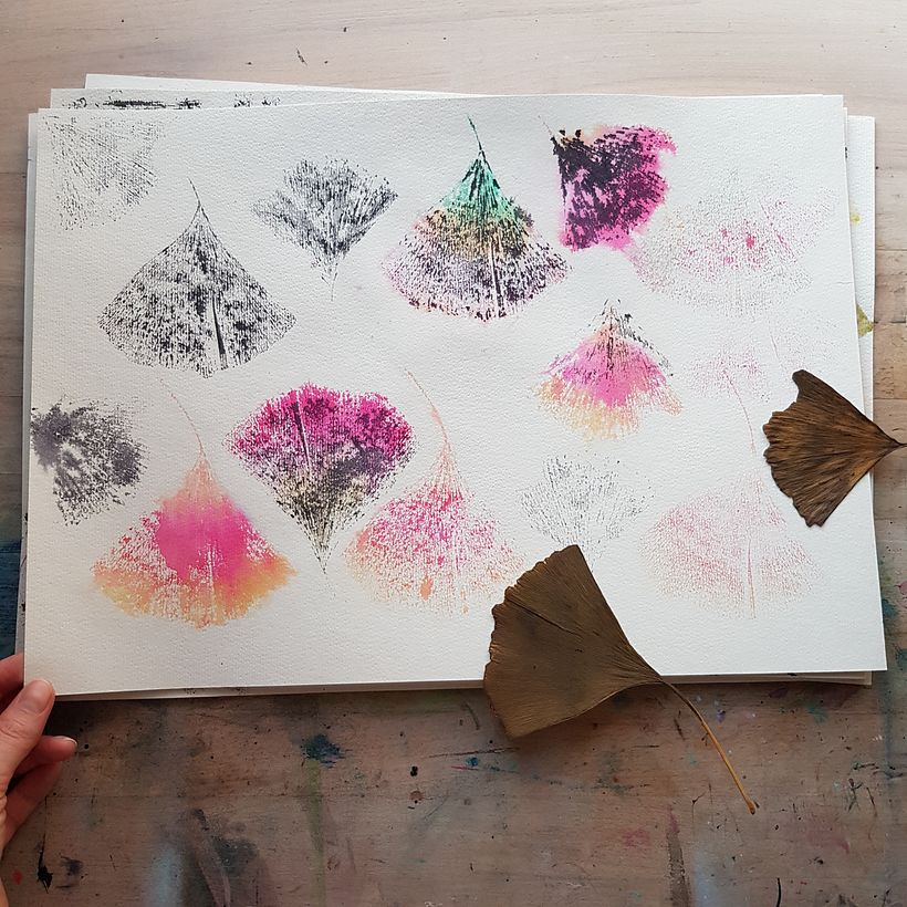 My project in Creative Illustration: Play with Unexpected Materials course 3