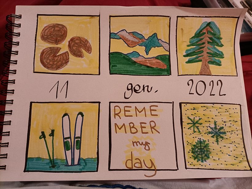 Il mio progetto del corso: Diario illustrato: un'abitudine per vivere ogni giorno con consapevolezza 4