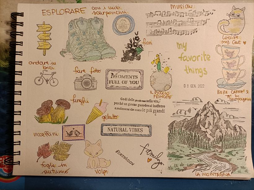 Il mio progetto del corso: Diario illustrato: un'abitudine per vivere ogni giorno con consapevolezza 6