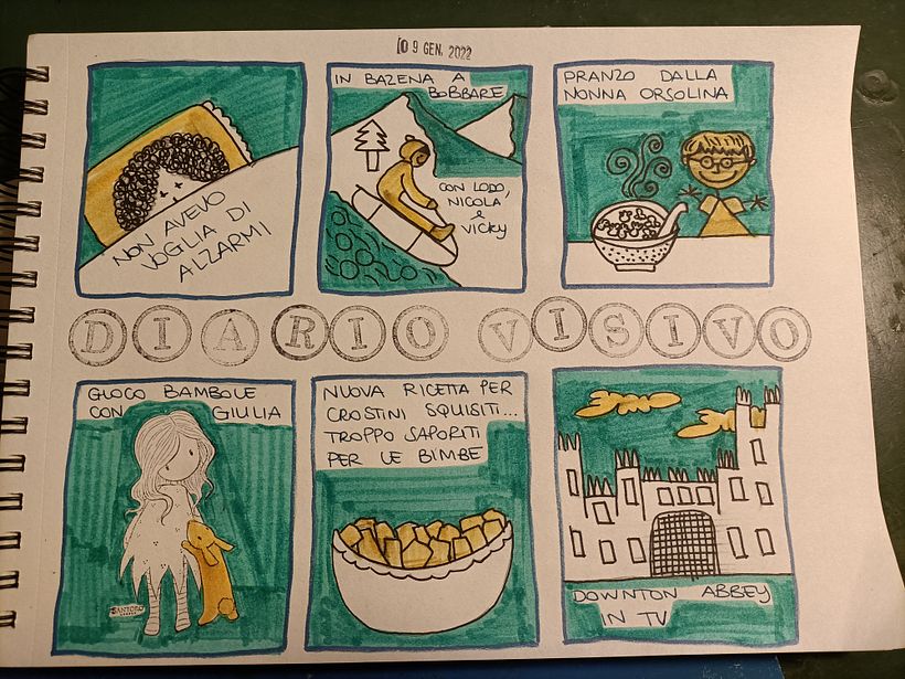 Il mio progetto del corso: Diario illustrato: un'abitudine per vivere ogni giorno con consapevolezza 7