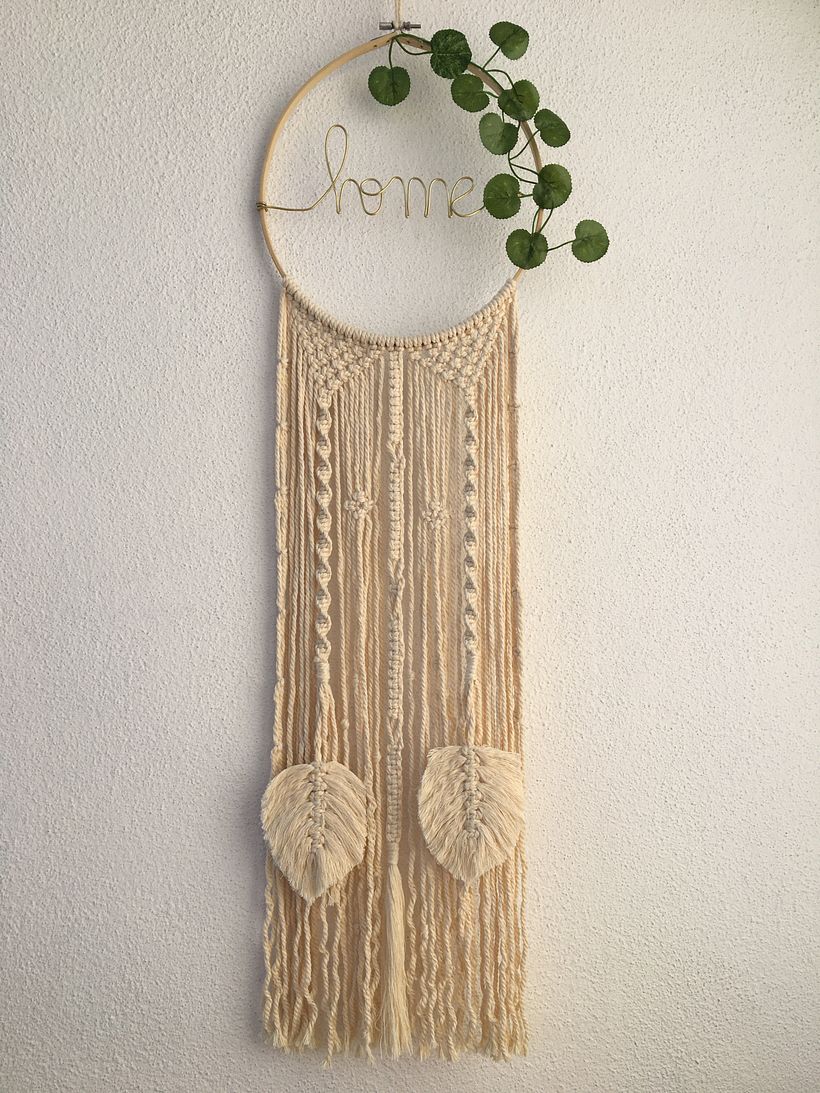 Meu projeto do curso: Macramê: nós básicos e complexos 6